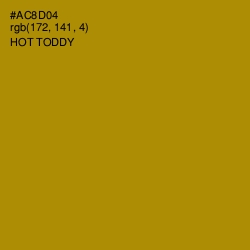 #AC8D04 - Hot Toddy Color Image